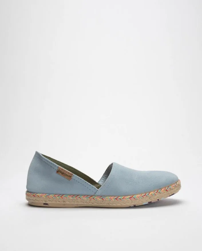 Esparde&ntilde;as piel azules jaya cielo