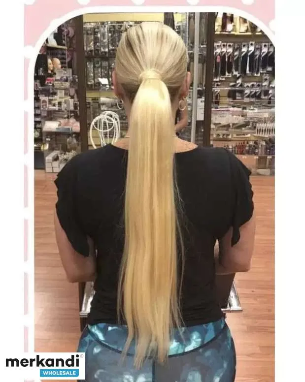Extensiones de cabello de cola de caballo rubia: ¡eleva tu estilo de cola de caballo!