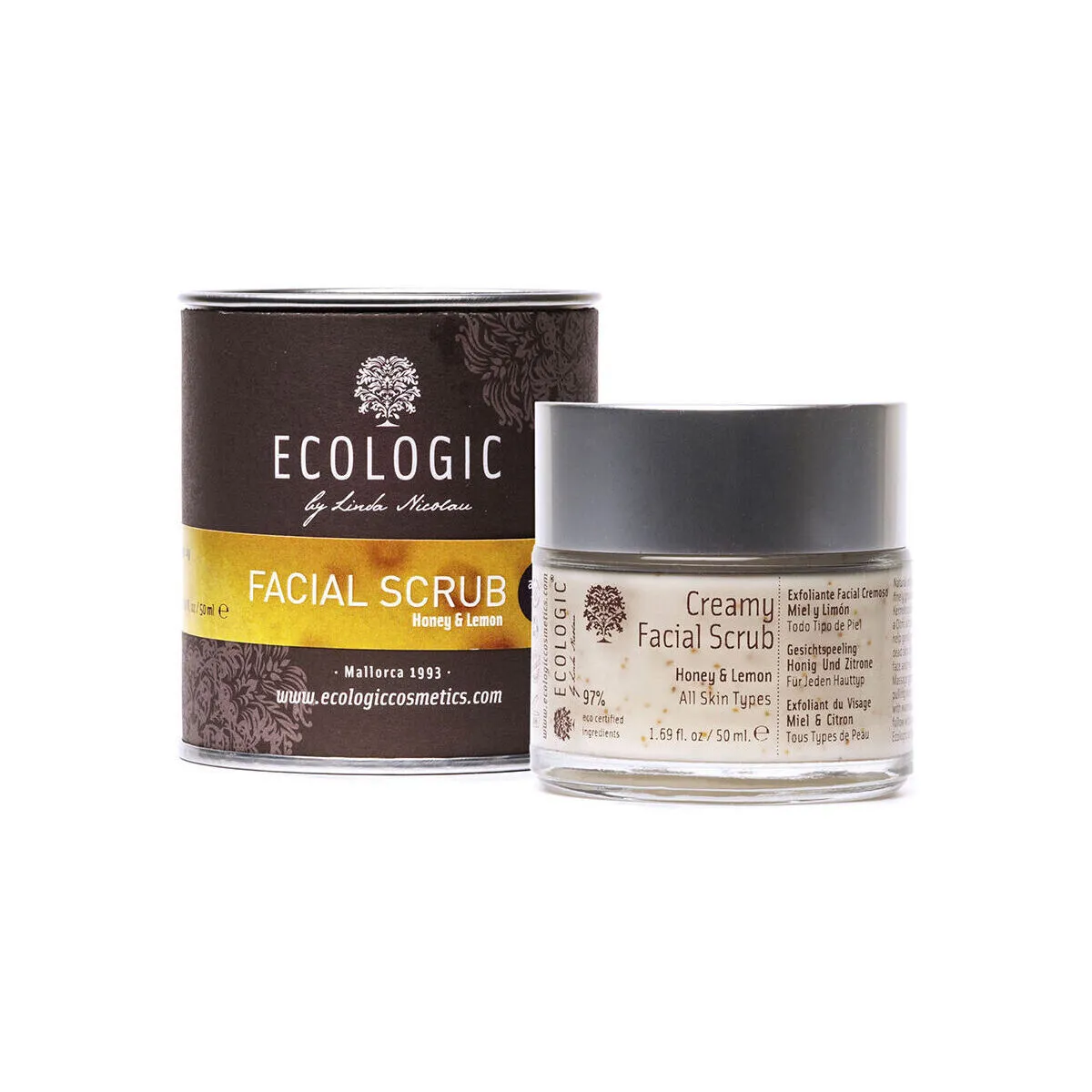 Facial Scrub Creamy Honey & Lemon