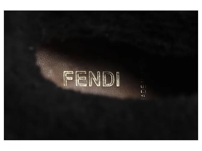Fendi botines Chocolate 