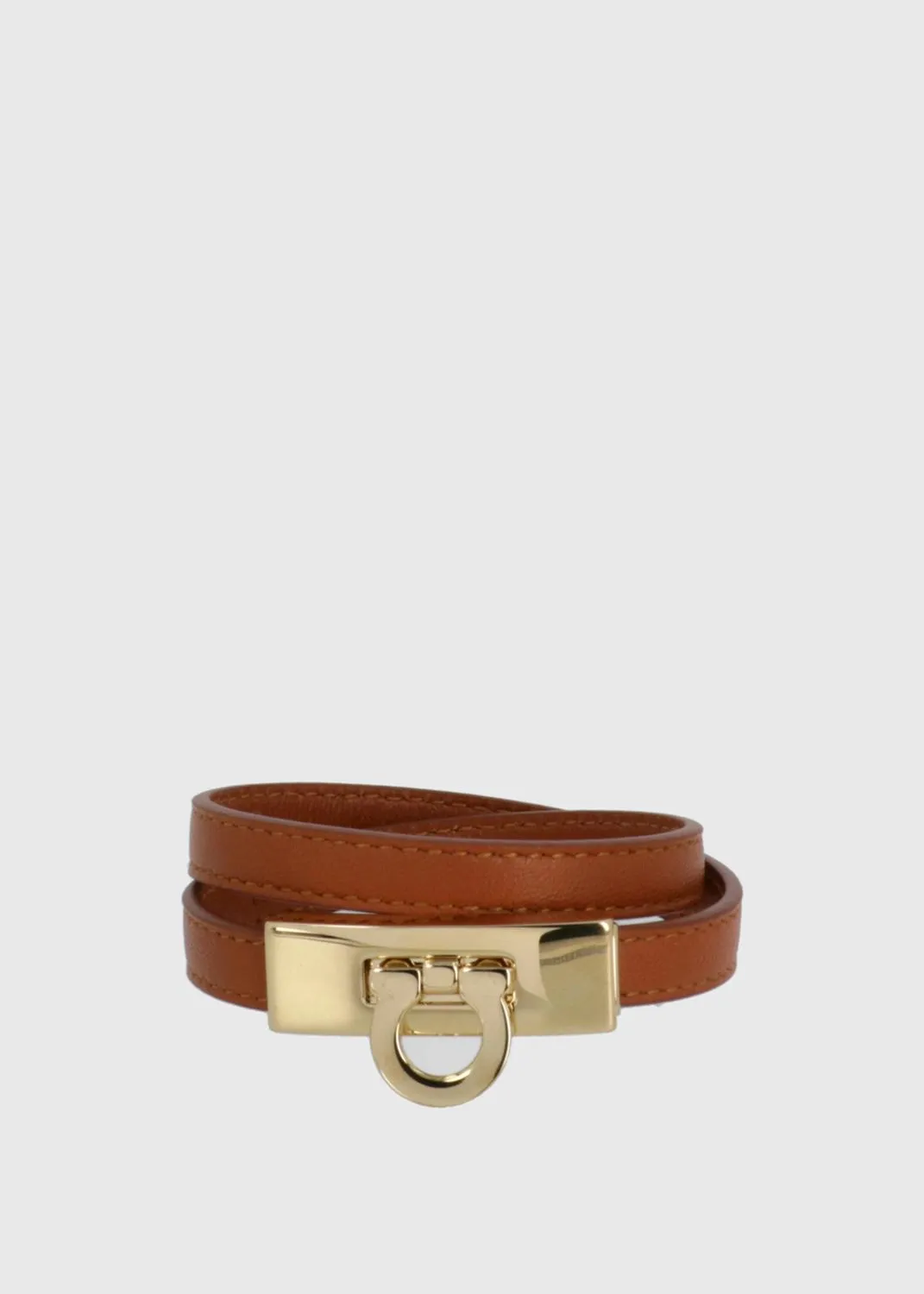 FERRAGAMO PULSERA DE DOS VUELTAS GANCINI FRG760768