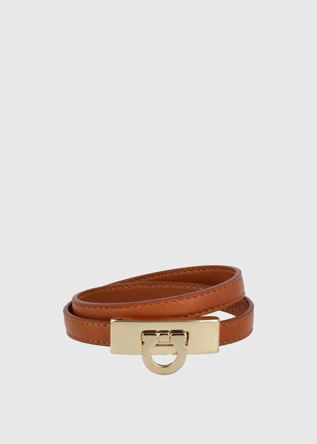 FERRAGAMO PULSERA DE DOS VUELTAS GANCINI FRG770352