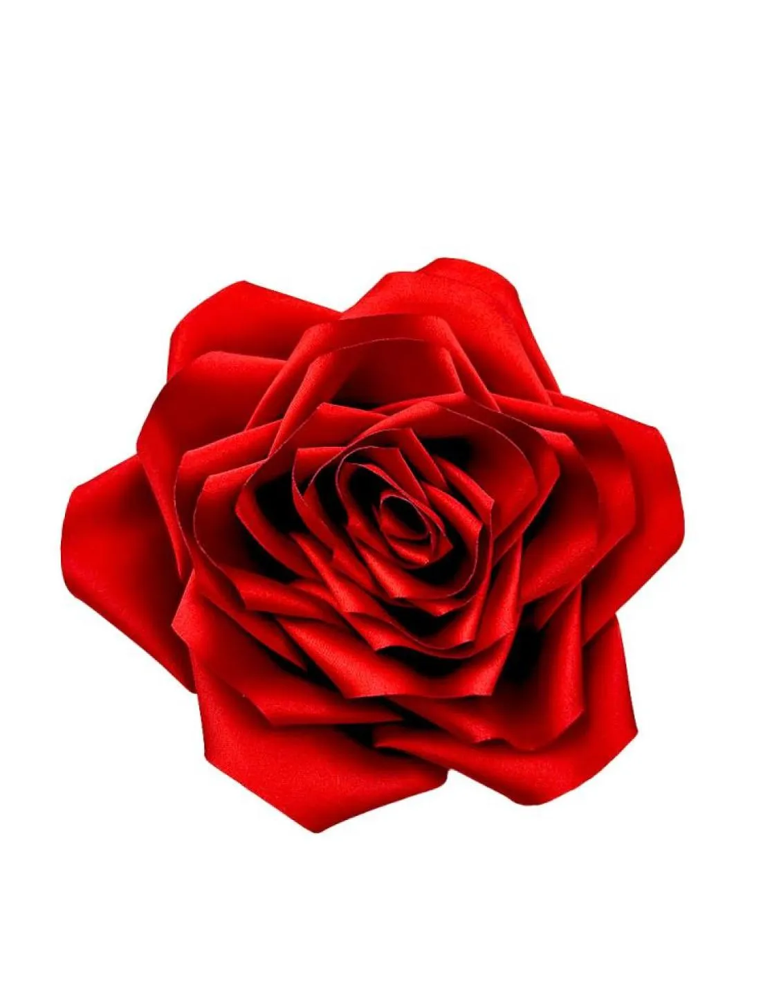 FLORES ROJAS DE FIESTA PARA BROCHE O CABELLO