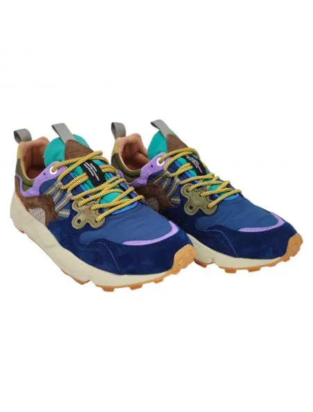 FLOWERMOUNTAIN Zapatillas Yamano 3 Navy/Light Blue/Brown