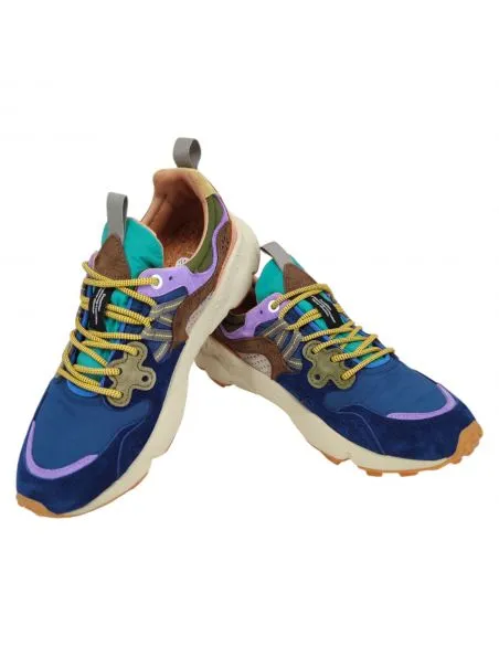 FLOWERMOUNTAIN Zapatillas Yamano 3 Navy/Light Blue/Brown