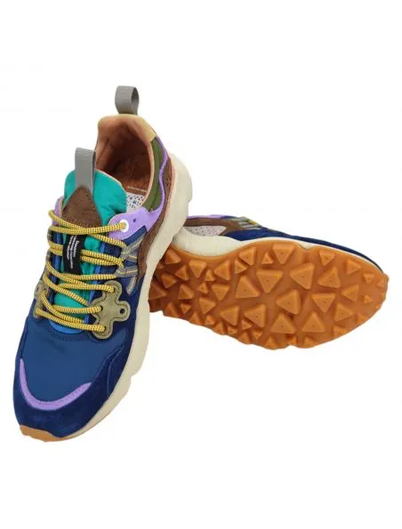 FLOWERMOUNTAIN Zapatillas Yamano 3 Navy/Light Blue/Brown