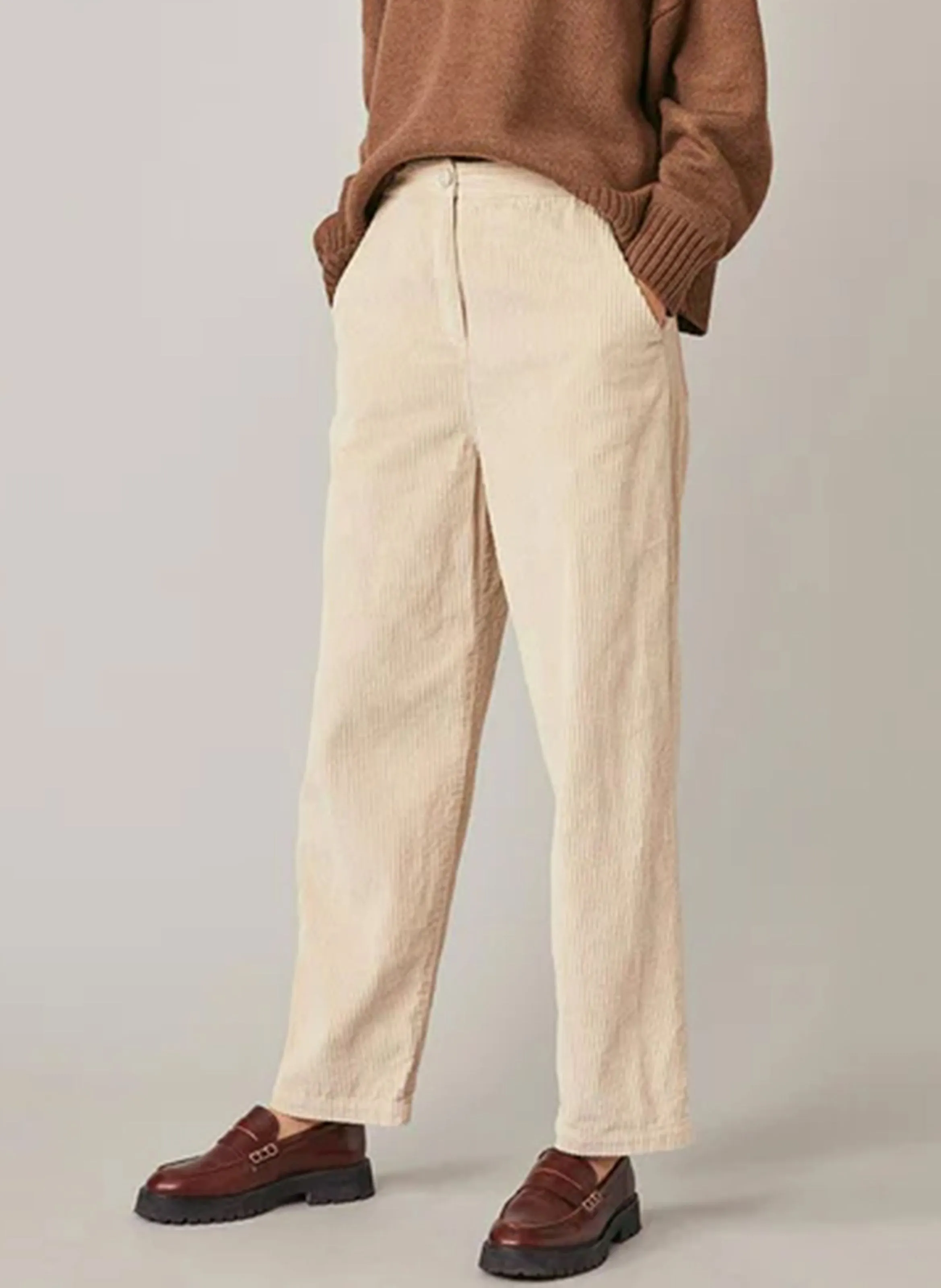 FRANCK  PANTALóN CARGO DE ALGODóN SLIM EN BLANCO