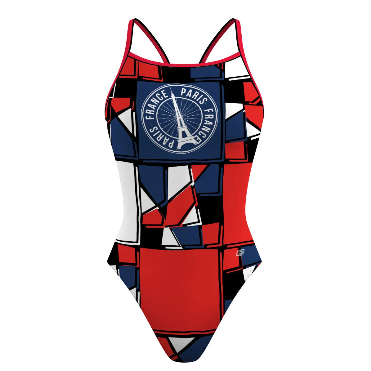 FRENCH MOSAIC 2024  SKINNY STRAP SWIMSUIT
