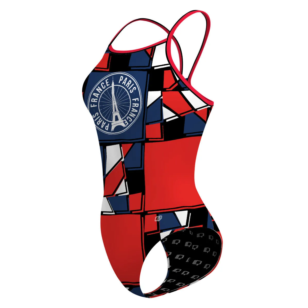 FRENCH MOSAIC 2024  SKINNY STRAP SWIMSUIT