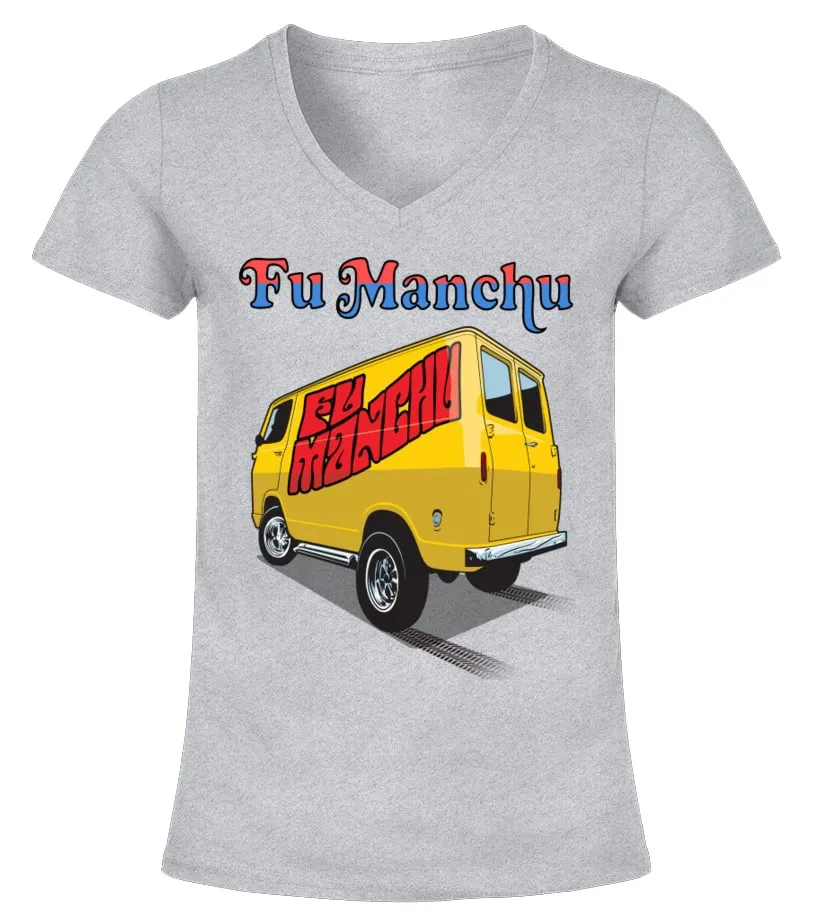 Fu Manchu 6 GR Camiseta cuello pico Mujer