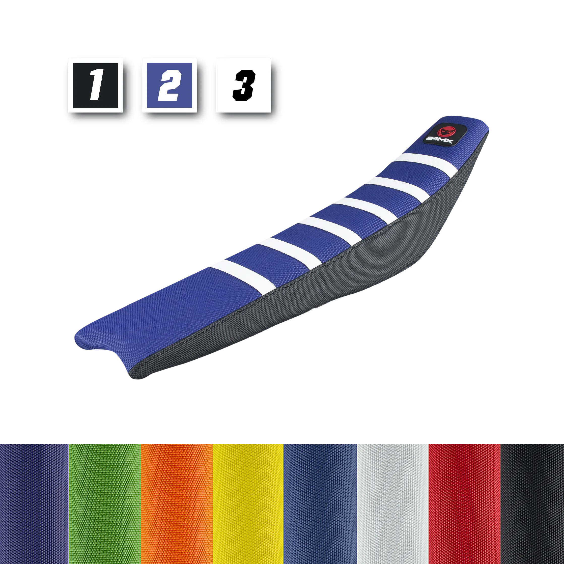 FUNDA DE ASIENTO PERSONALIZADA 24MX TRIPLE COLOR 