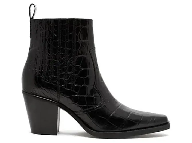 Ganni botines Negro 