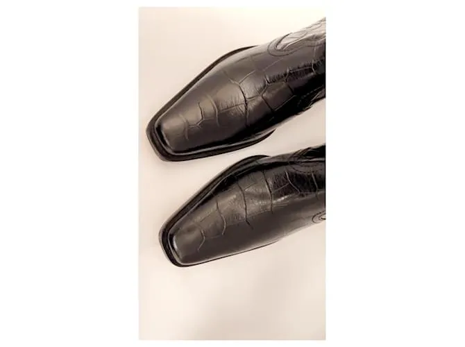 Ganni botines Negro 
