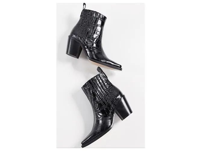 Ganni botines Negro 