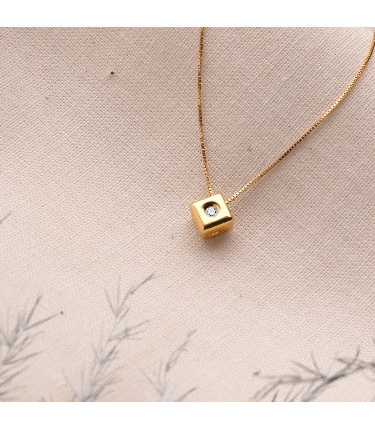 Gargantilla Chérie Diamantes 0.015 Qtes. OA 18K