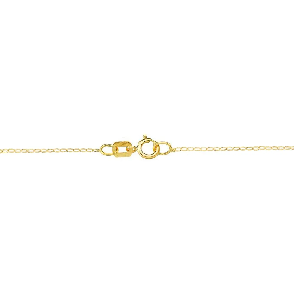 Gargantilla Oro Estrella 14x11mm.