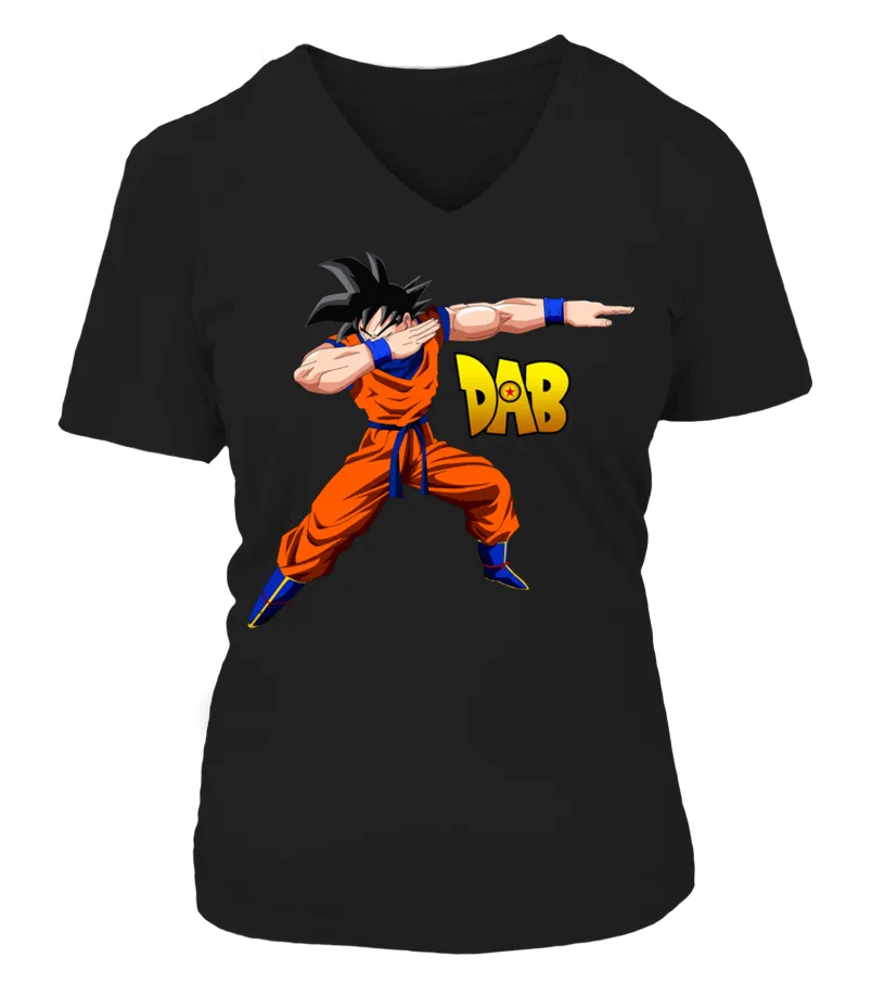 Goku Dab Camiseta cuello pico Mujer