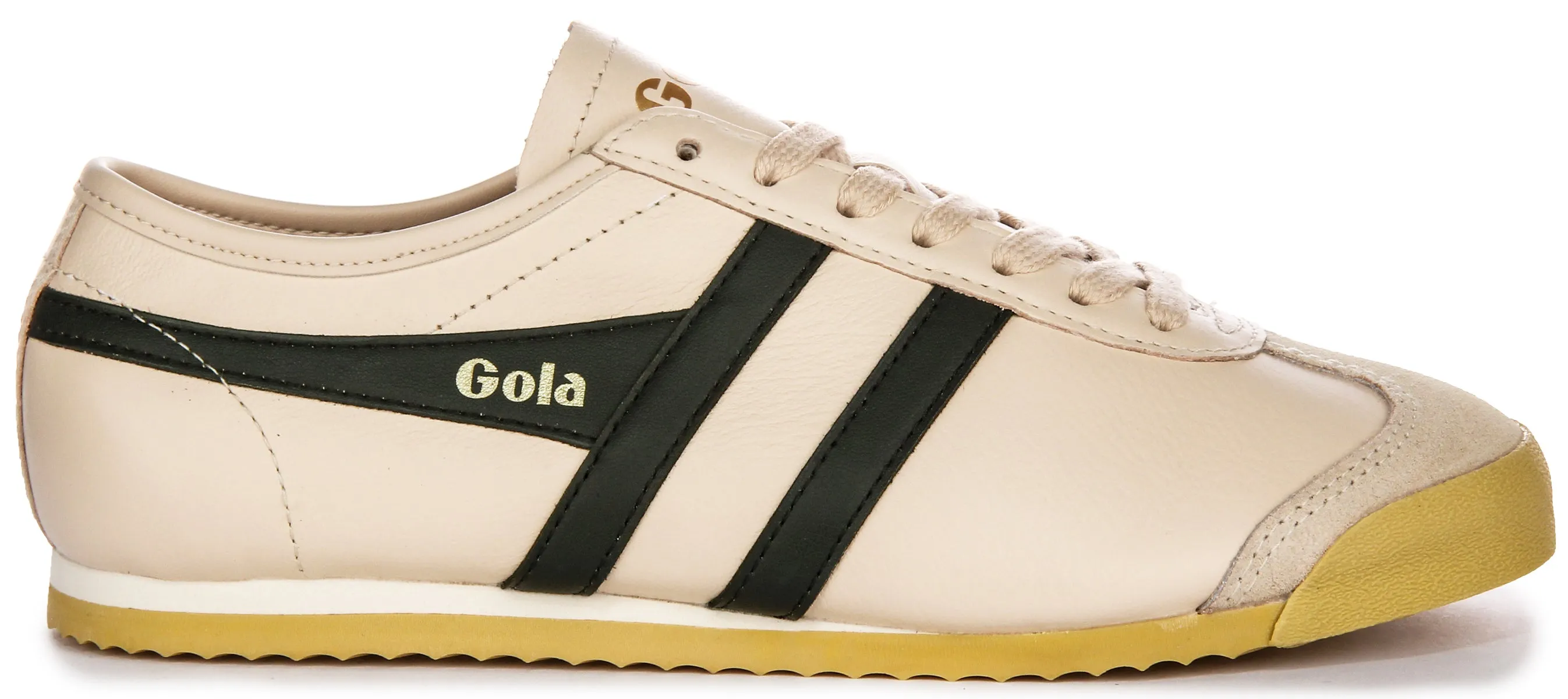 Gola Classics Race Leather In Yellow Black For Women