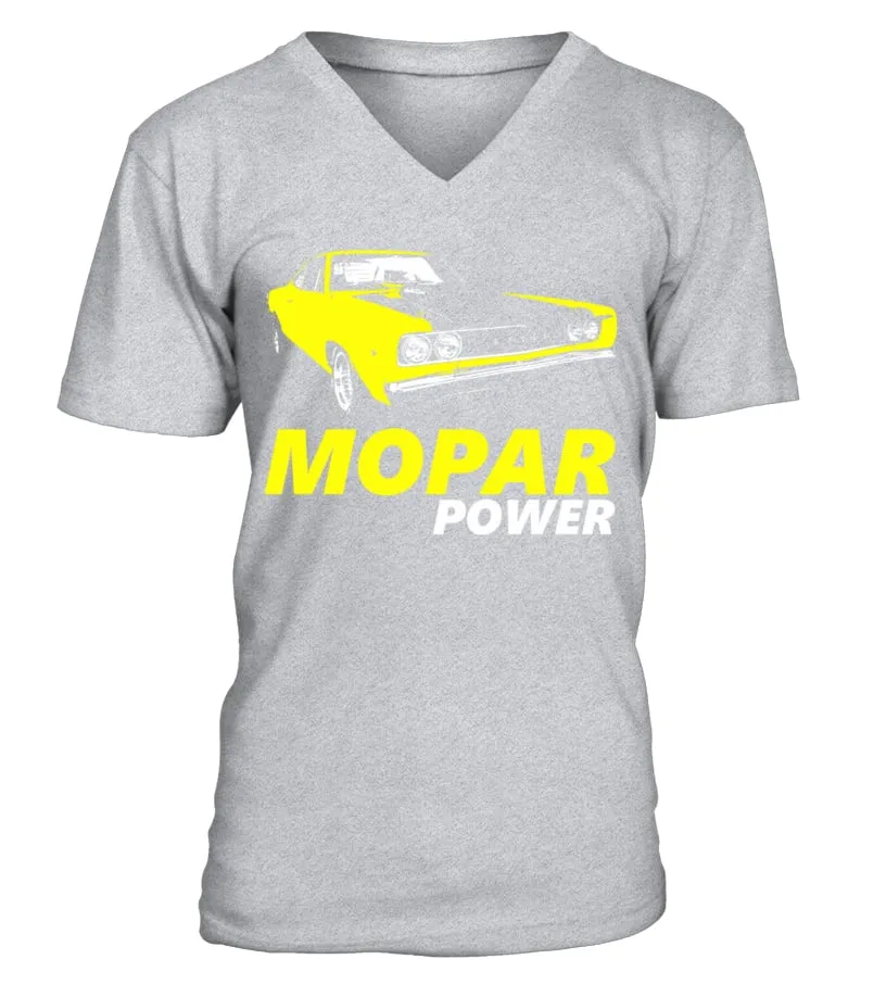 GR. 1968  DODGE CORONET SUPER BEE  MOPAR TSHIRT CAMISETA CUELLO EN V UNISEX