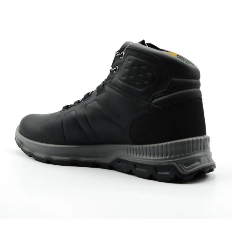 GRISPORT 14803 Negro y marrón. Bota Piel impermeable hombre