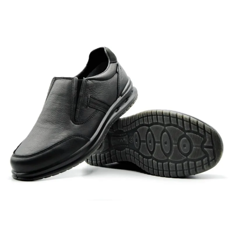 GRISPORT 43021 Negro y marrón. Zapato impermeable sport hombre