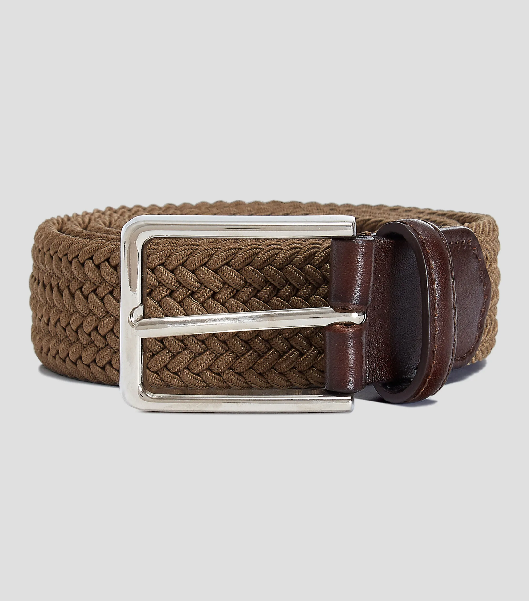 Hickok Cinturón en textil caqui Hombre