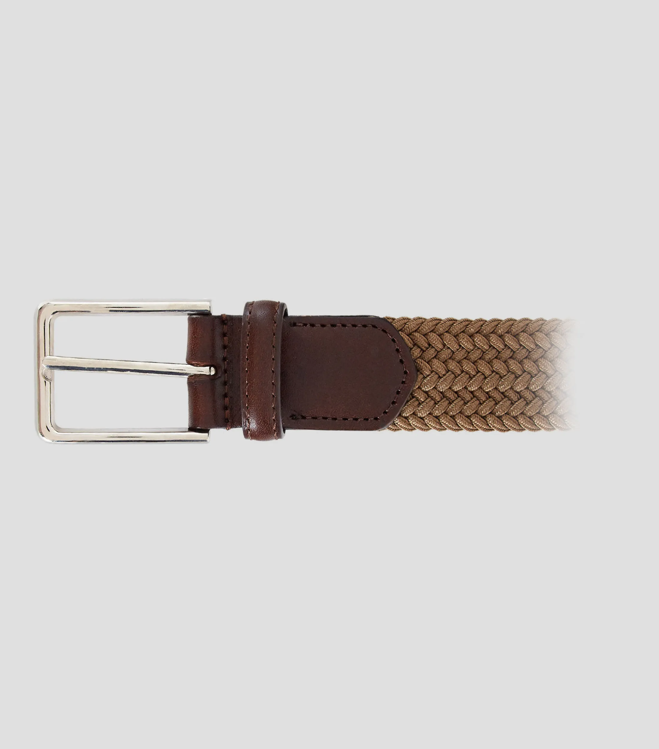 Hickok Cinturón en textil caqui Hombre