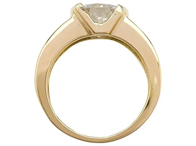 inconnue Anillo de oro amarillo, diamantes 2,09 cts G / VVS1. 