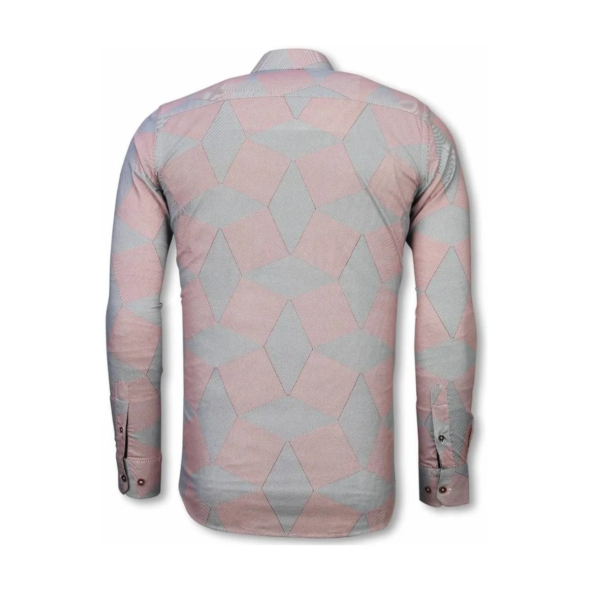 Italiana Slim Fit Line Pattern