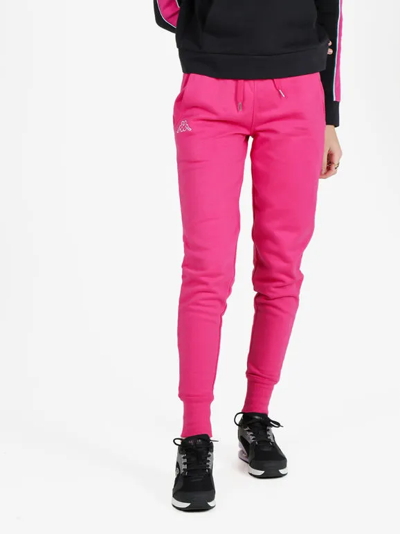 Kappa Pantalón deportivo de mujer con interior polar y puños.