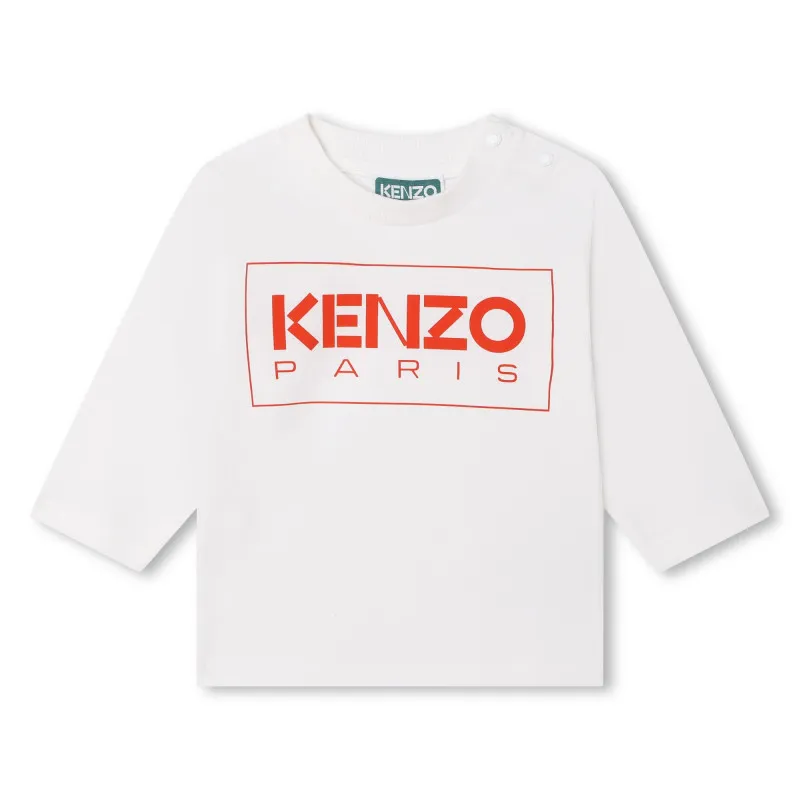 KENZO KIDS Camiseta con logo estampado