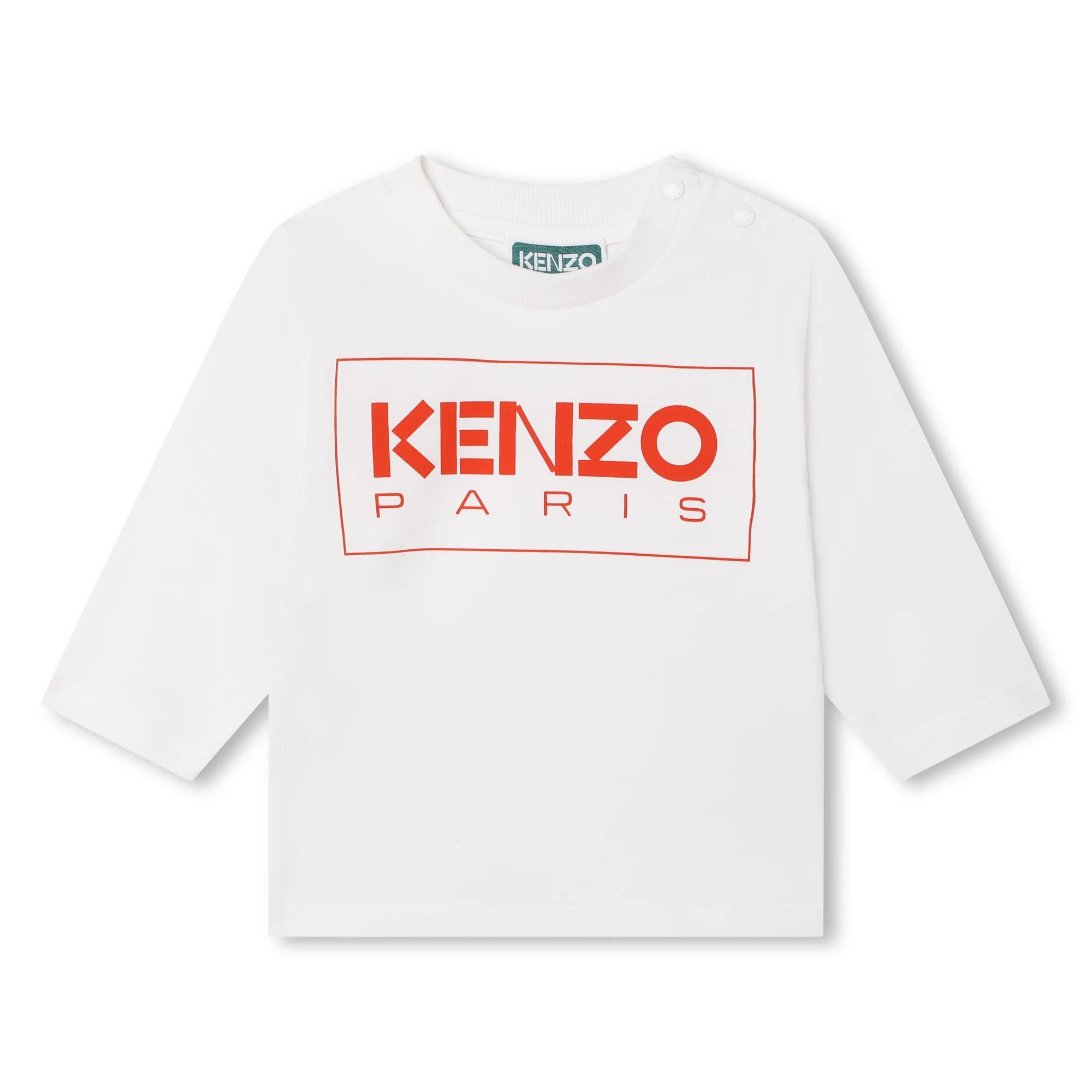 KENZO KIDS Camiseta con logo estampado