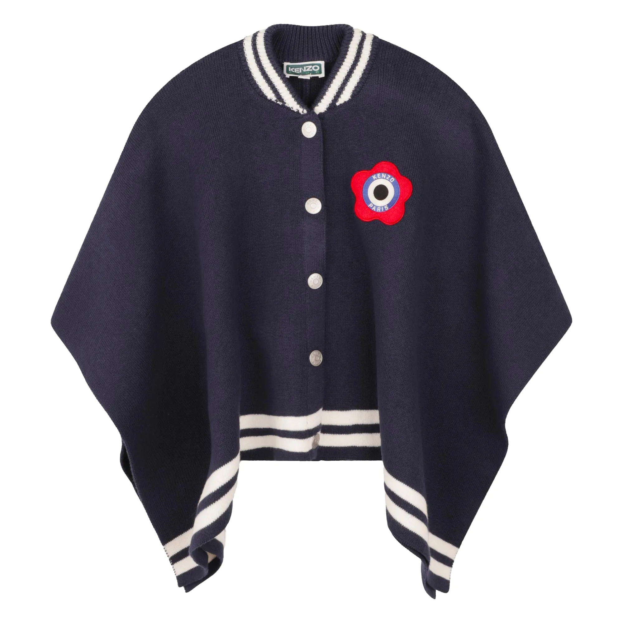 KENZO KIDS Capa de punto con insignias