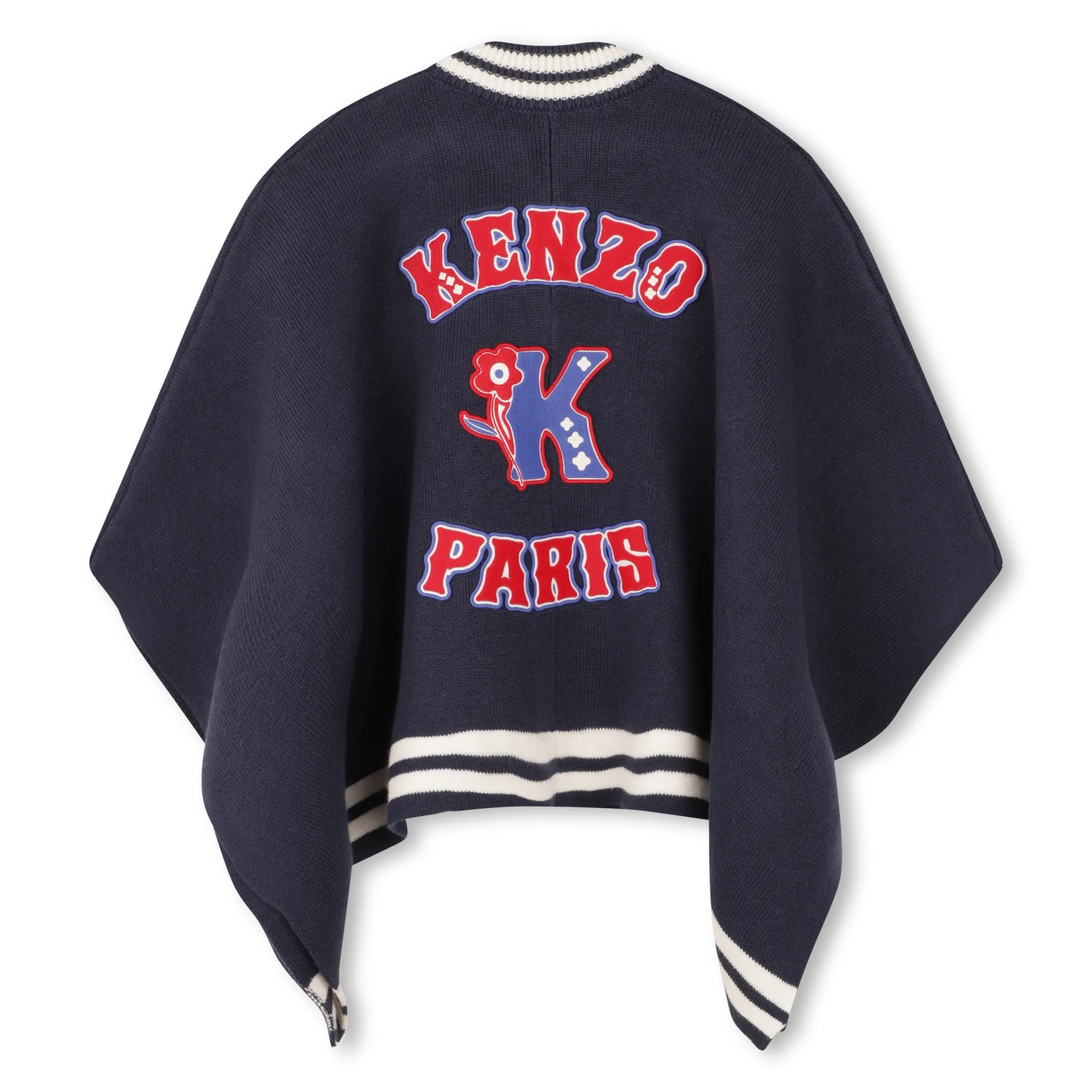 KENZO KIDS Capa de punto con insignias