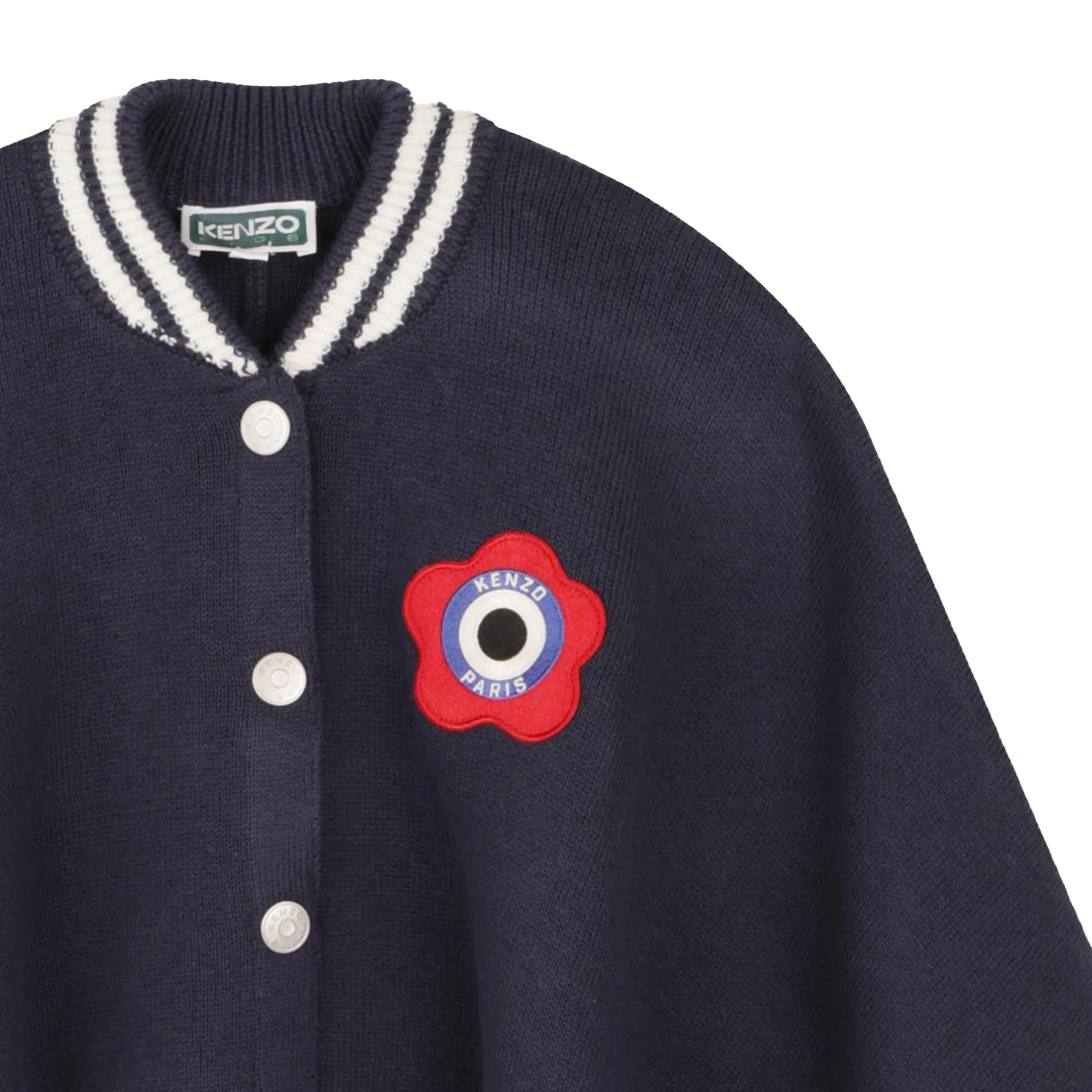 KENZO KIDS Capa de punto con insignias