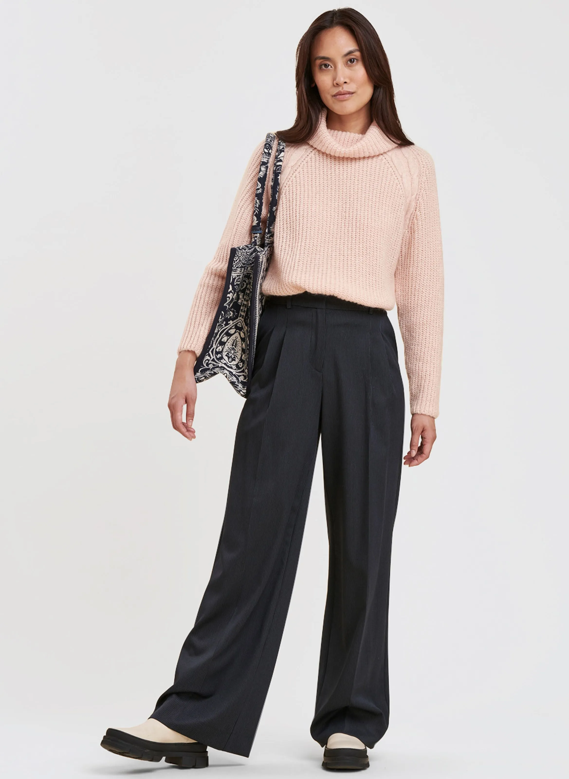 LA FEE MARABOUTEE Pantalón ancho en azul