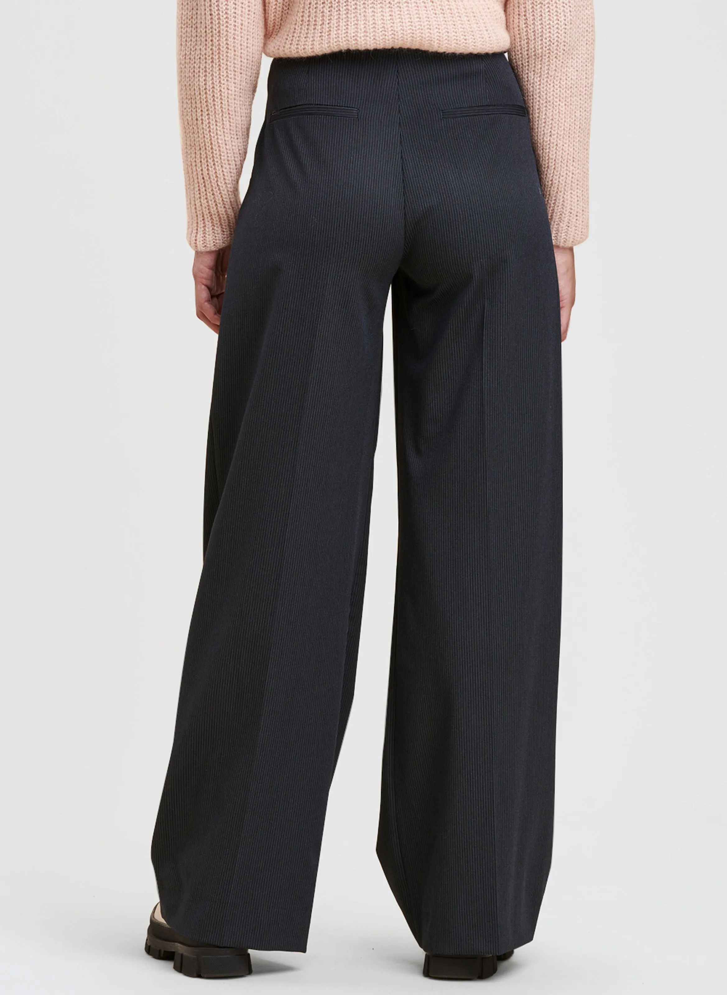 LA FEE MARABOUTEE Pantalón ancho en azul