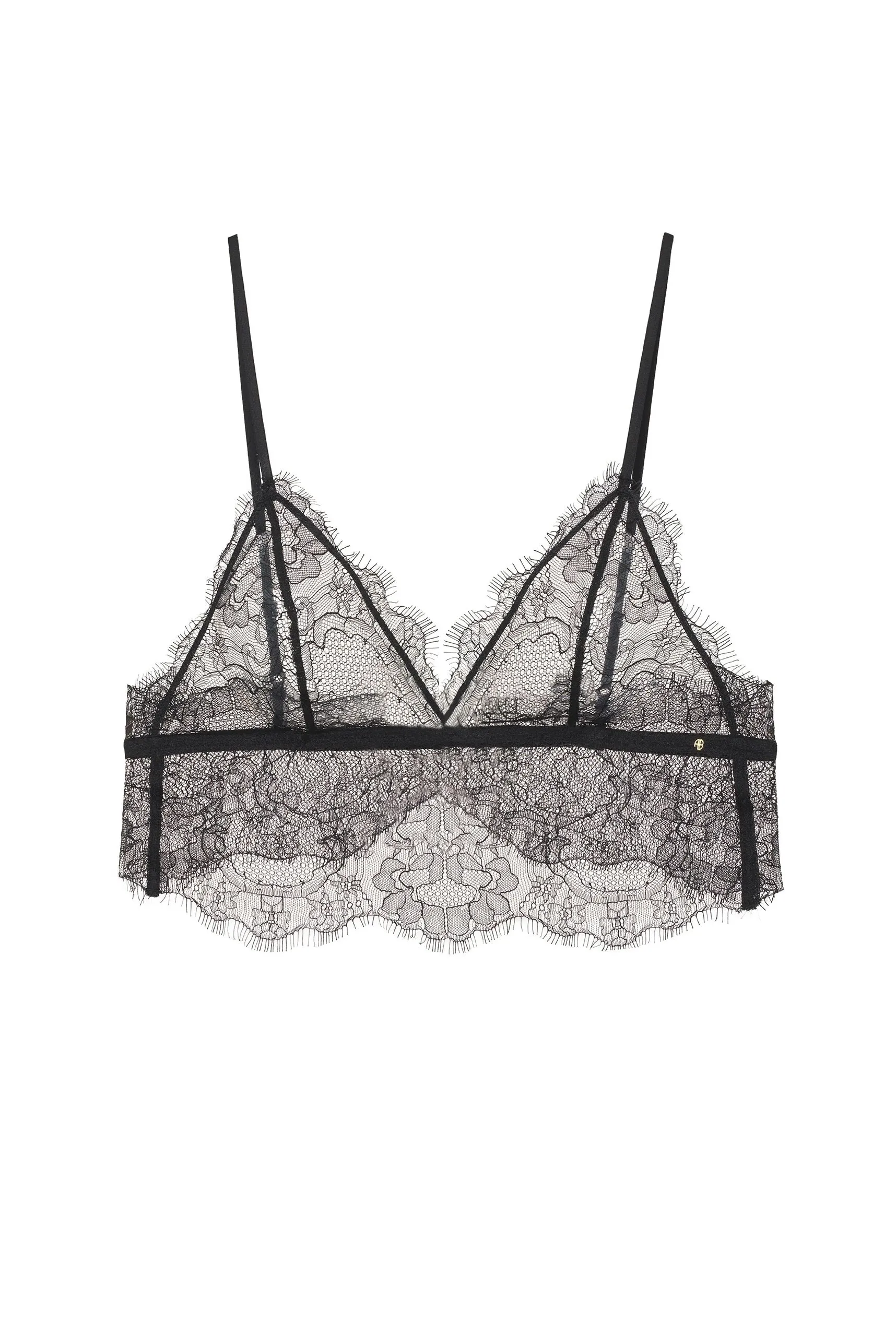 Lace Bralette in Black
