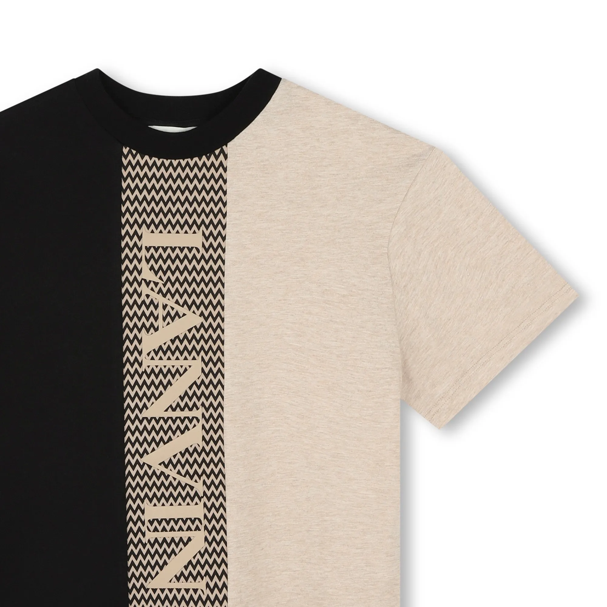LANVIN Camiseta con bloques de color