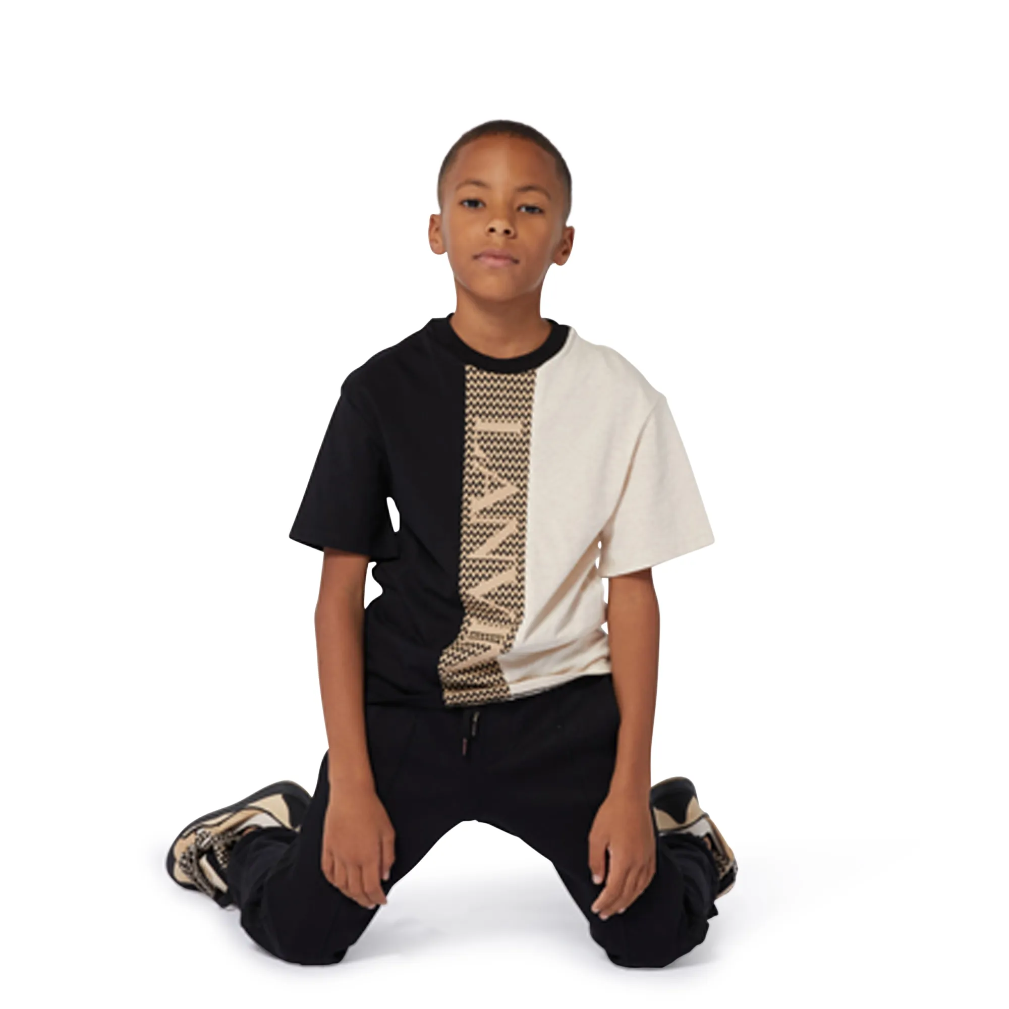 LANVIN Camiseta con bloques de color