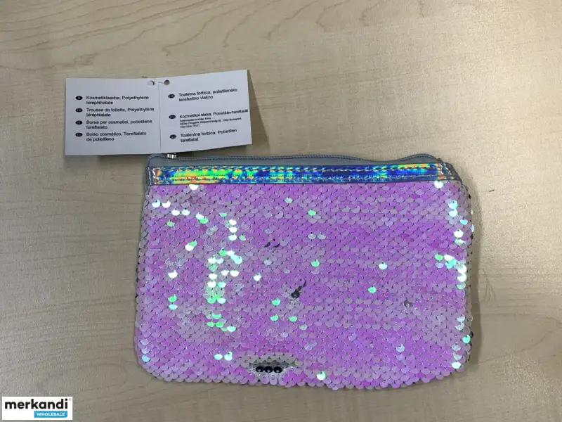 Las bolsas de cosméticos, la red nodal, la goma para el cabello del teléfono solo se exportan fuera de la UE. Grado A