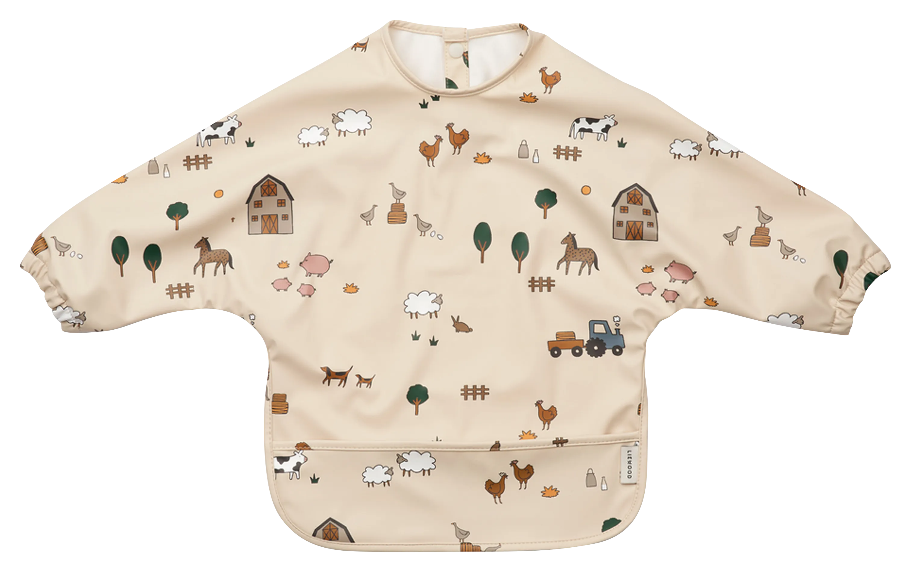 LIEWOOD MERLE  DELANTAL ESTAMPADO EN BEIGE