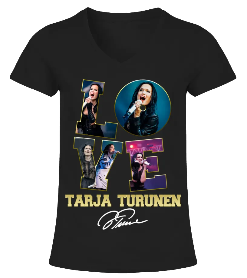LOVE TARJA TURUNEN Camiseta cuello pico Mujer