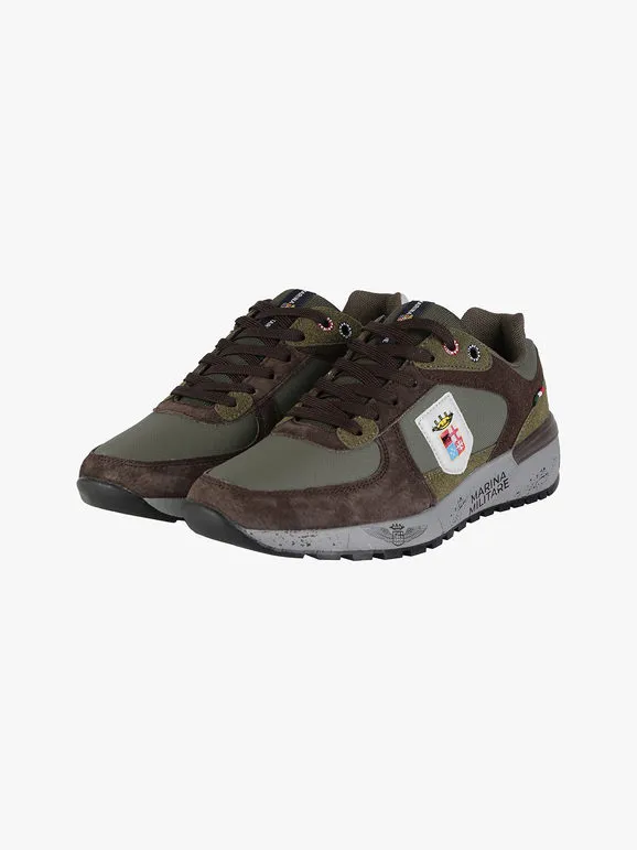 Marina Militare Zapatillas de piel para hombre.