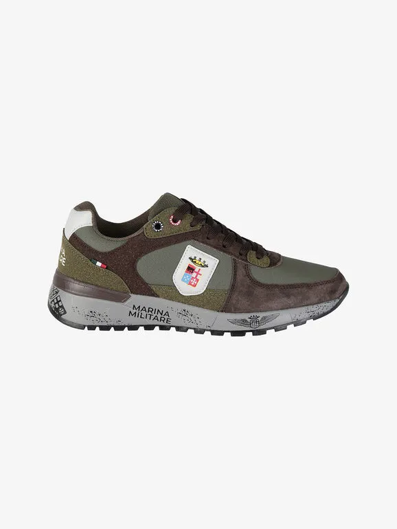 Marina Militare Zapatillas de piel para hombre.
