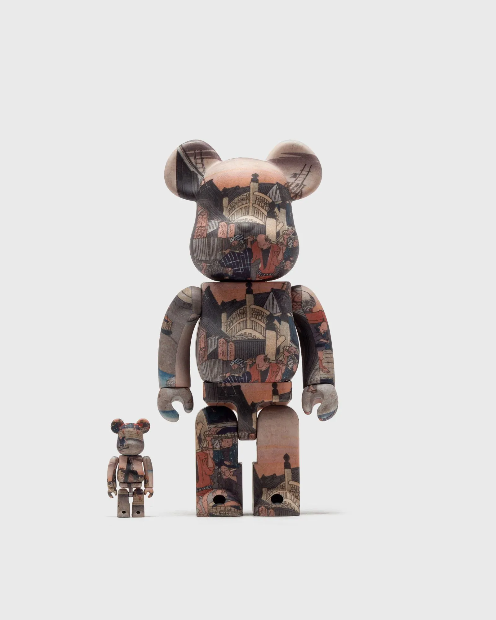 Medicom Toy UTAGAWA HIROSHIGE NIHONBASHI 100% & 400% BE@RBRICK Set