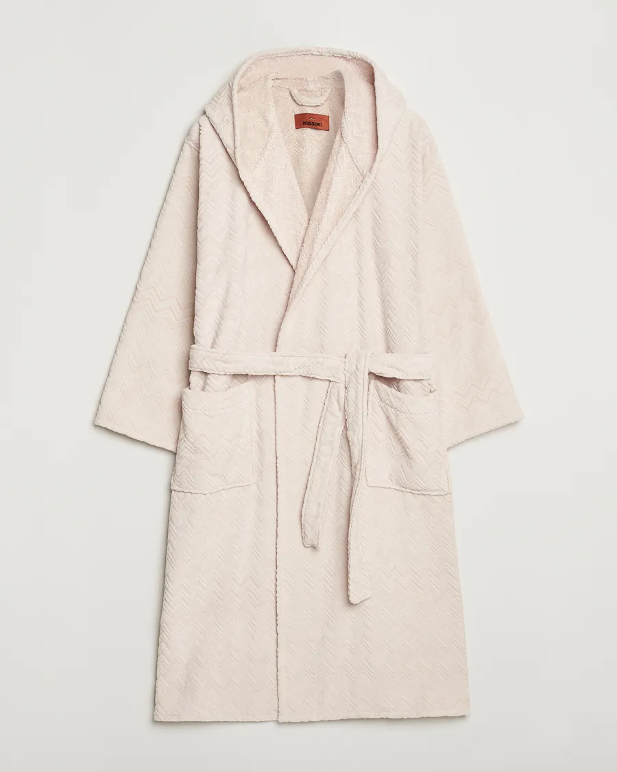 Missoni Home Chalk Bath Robe Beige