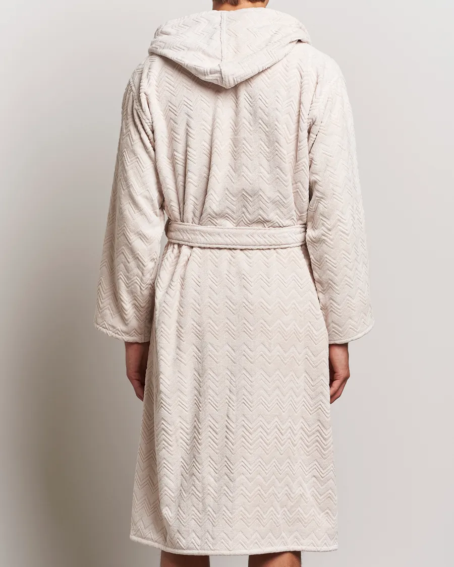 Missoni Home Chalk Bath Robe Beige