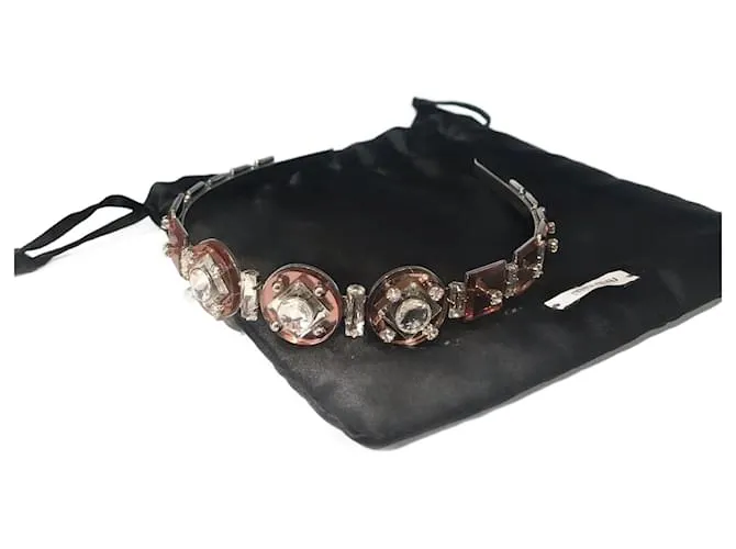 MIU MIU Accesorios para el cabello T.  metal Rosa 