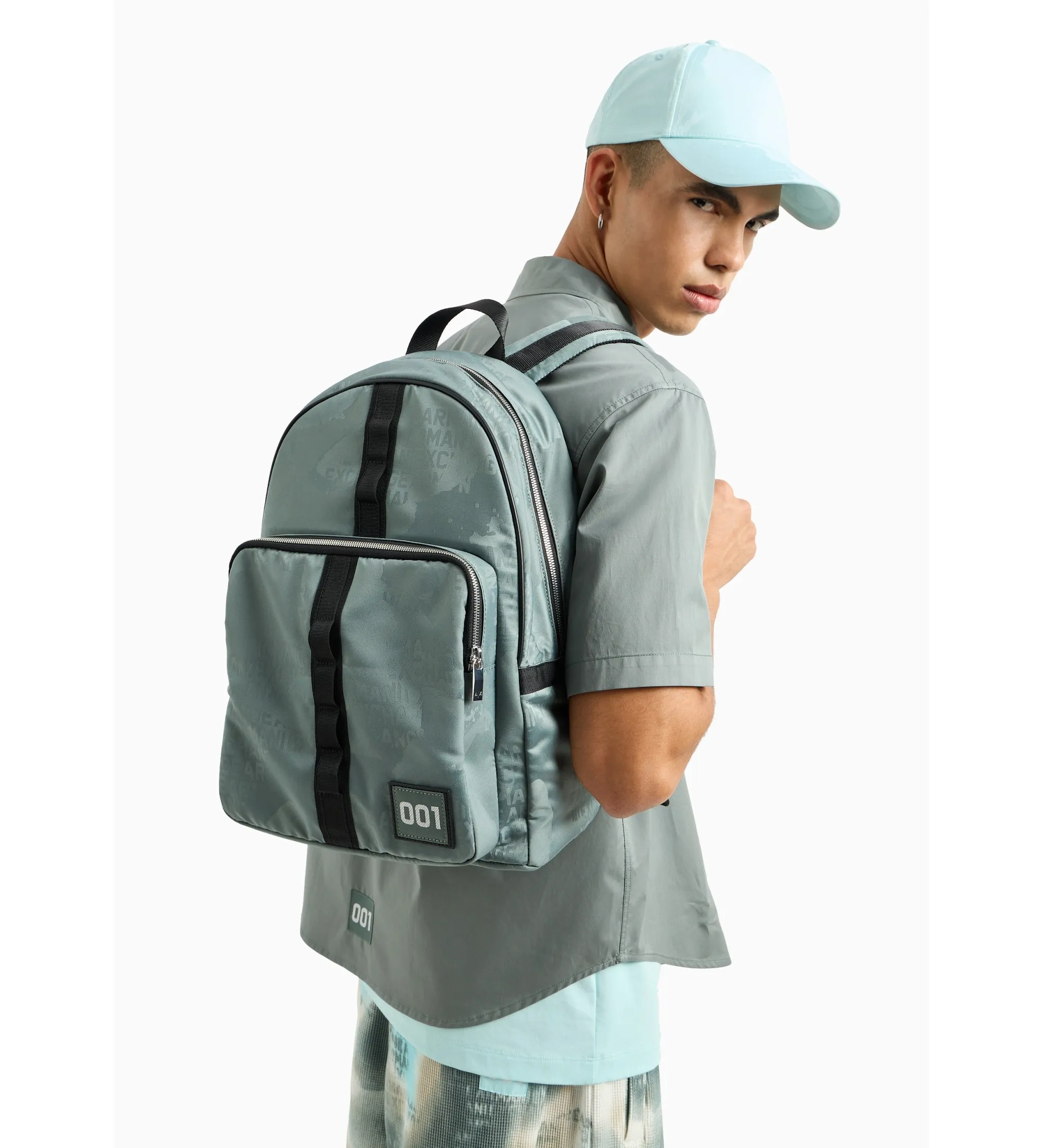 Mochila casual verde